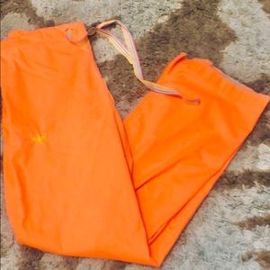 3/$10 Med Couture neon orange pants XS